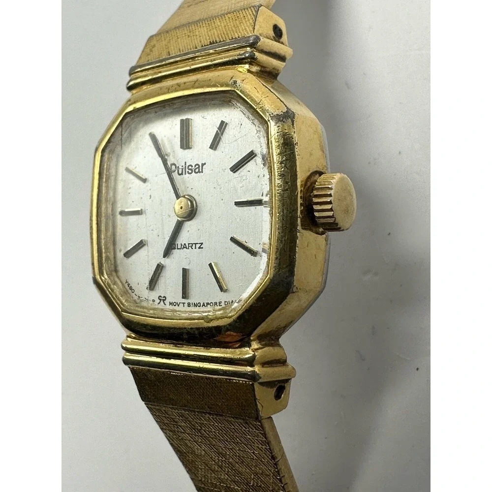 Pulsar Y480-7180 Ladies Watch 18MM 6.5